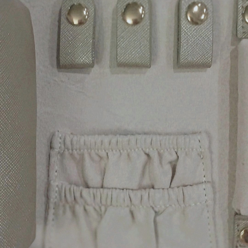 Palmer Travel Jewelry Roll, Organizer In Light Gold. NWOT. - Picture 7 of 10